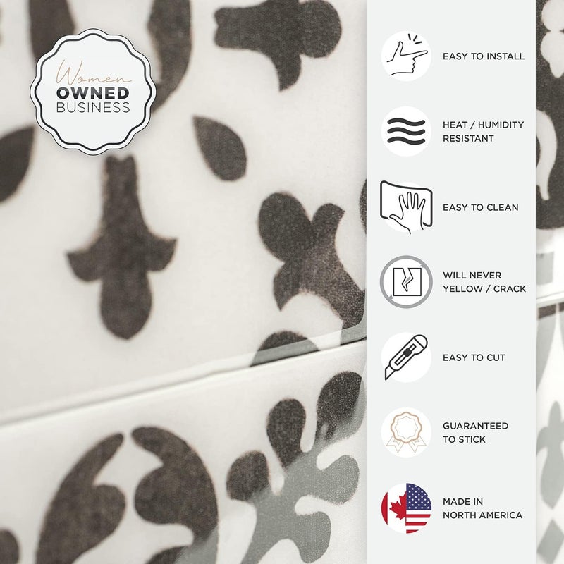 Smart Tiles Peel and Stick Backsplash - 5 Sheets of 9" x 9" - 3D Adhesive Peel and Stick Tile Backsplash for Kitchen, Bathroom, Wall Tile - Image 4